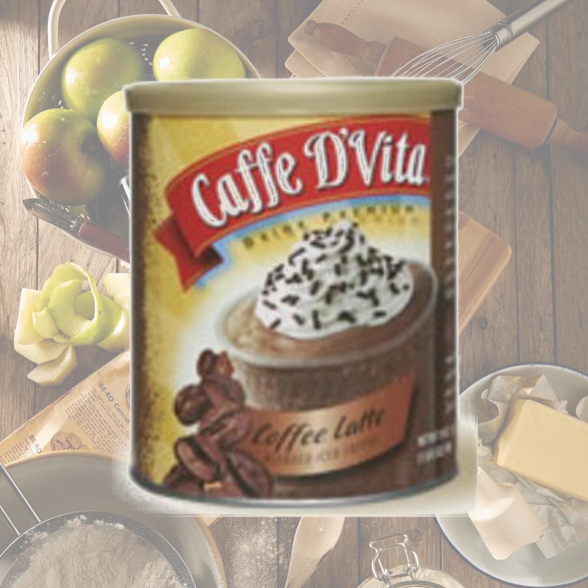 Picture of Caffe DVita F-DV-1C-06-COFF-IC Coffee Latte Blended Iced Coffee 6 1lb canisters