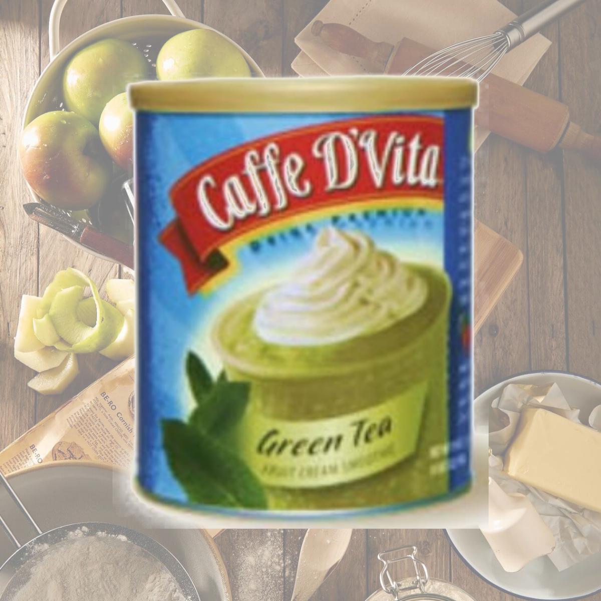 Picture of Caffe DVita F-DV-1C-06-GNTE-SM Green Tea Fruit Cream Smoothie 6 1lb canisters