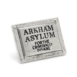 Dc-jkalsm-lp Arkham Asylum Lapel Pin
