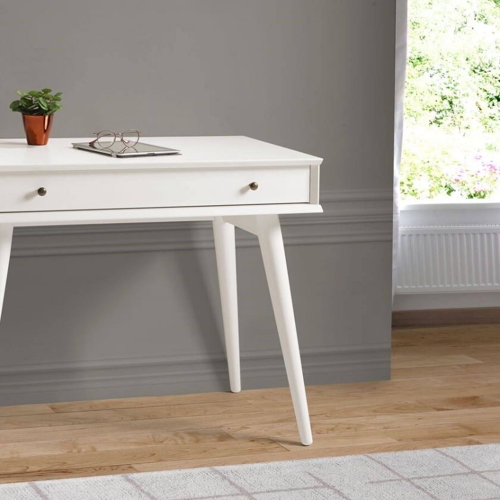Eco Flex Furniture Md1103 Mid-century Desk, White