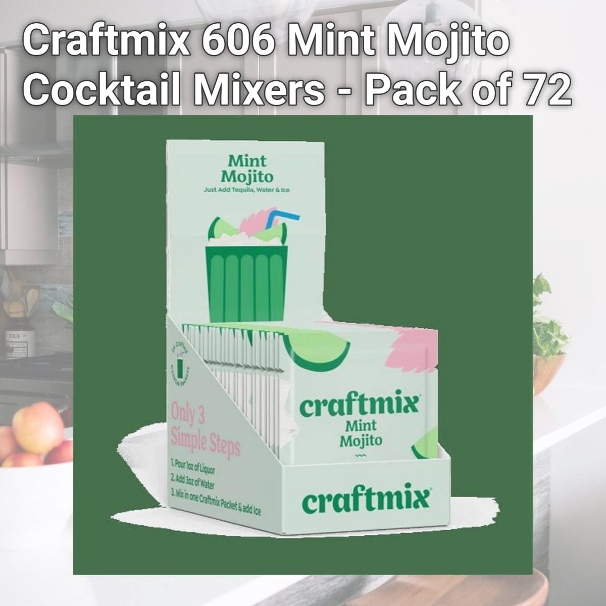 Picture of Craftmix 606 Mint Mojito Cocktail Mixers - Pack of 72