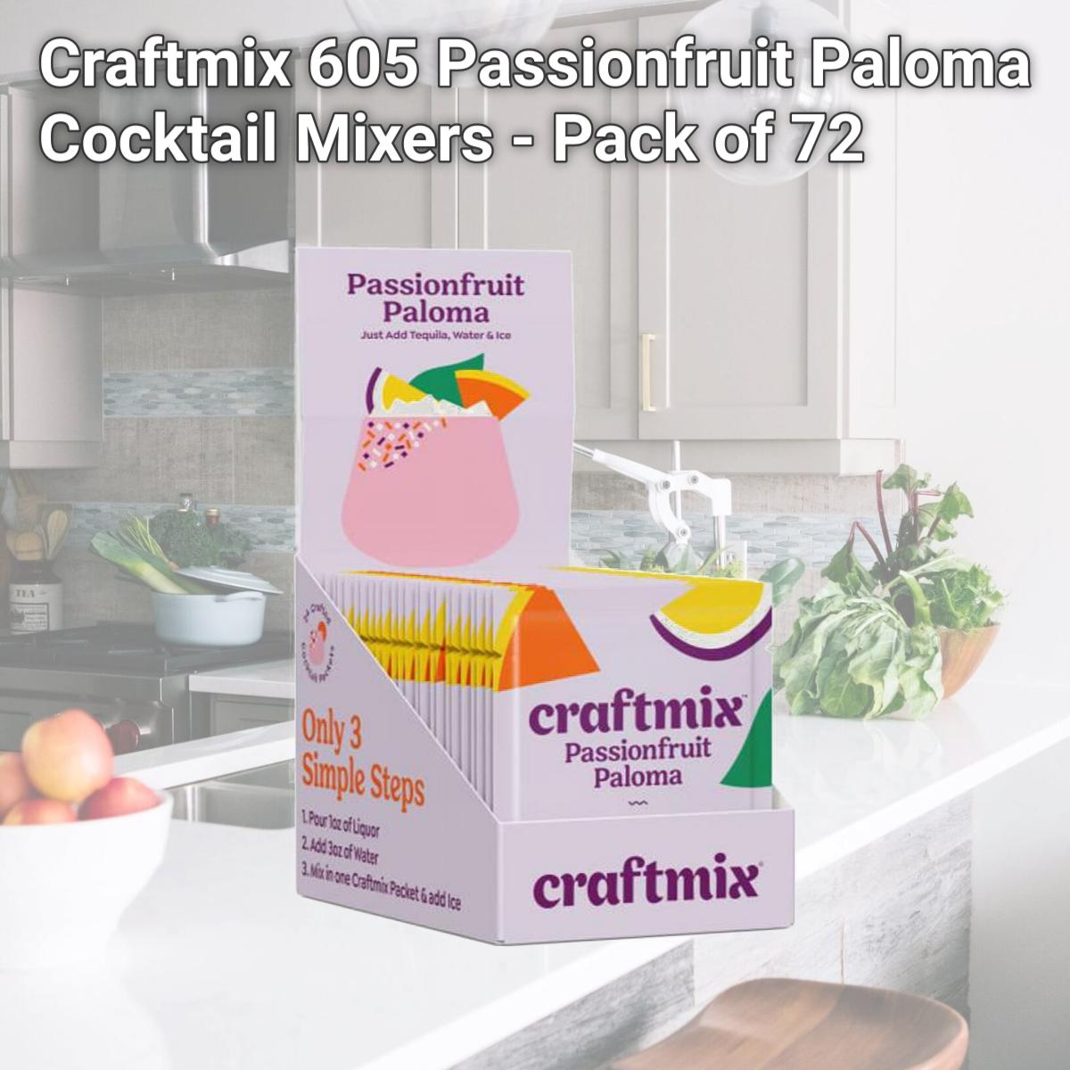Picture of Craftmix 605 Passionfruit Paloma Cocktail Mixers - Pack of 72