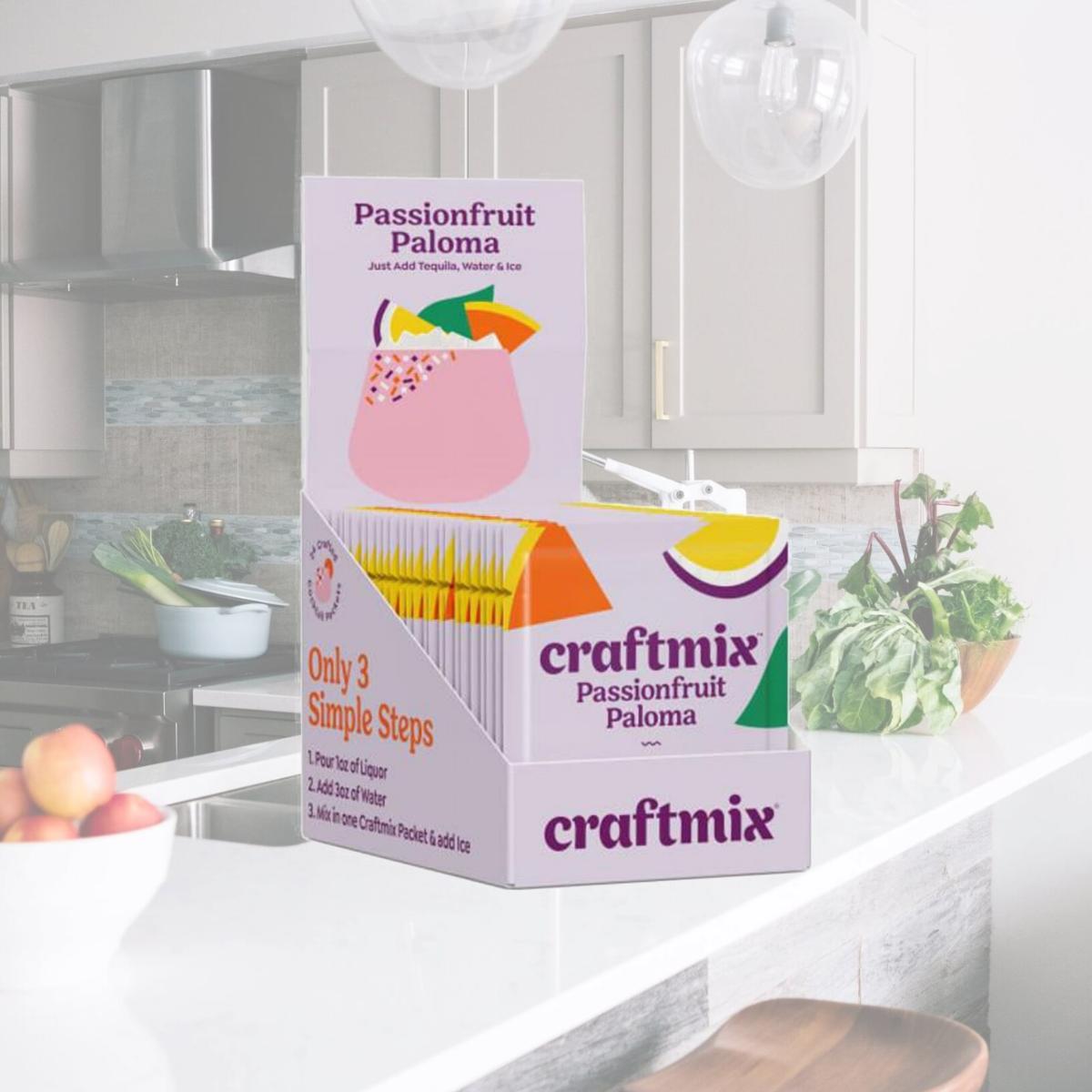 Picture of Craftmix 605 Passionfruit Paloma Cocktail Mixers - Pack of 72