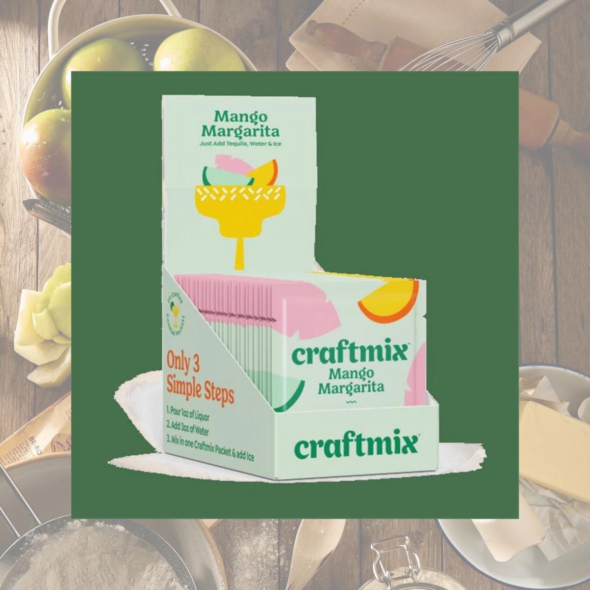 Picture of Craftmix 602 Mango Margarita Cocktail Mixers - Pack of 72