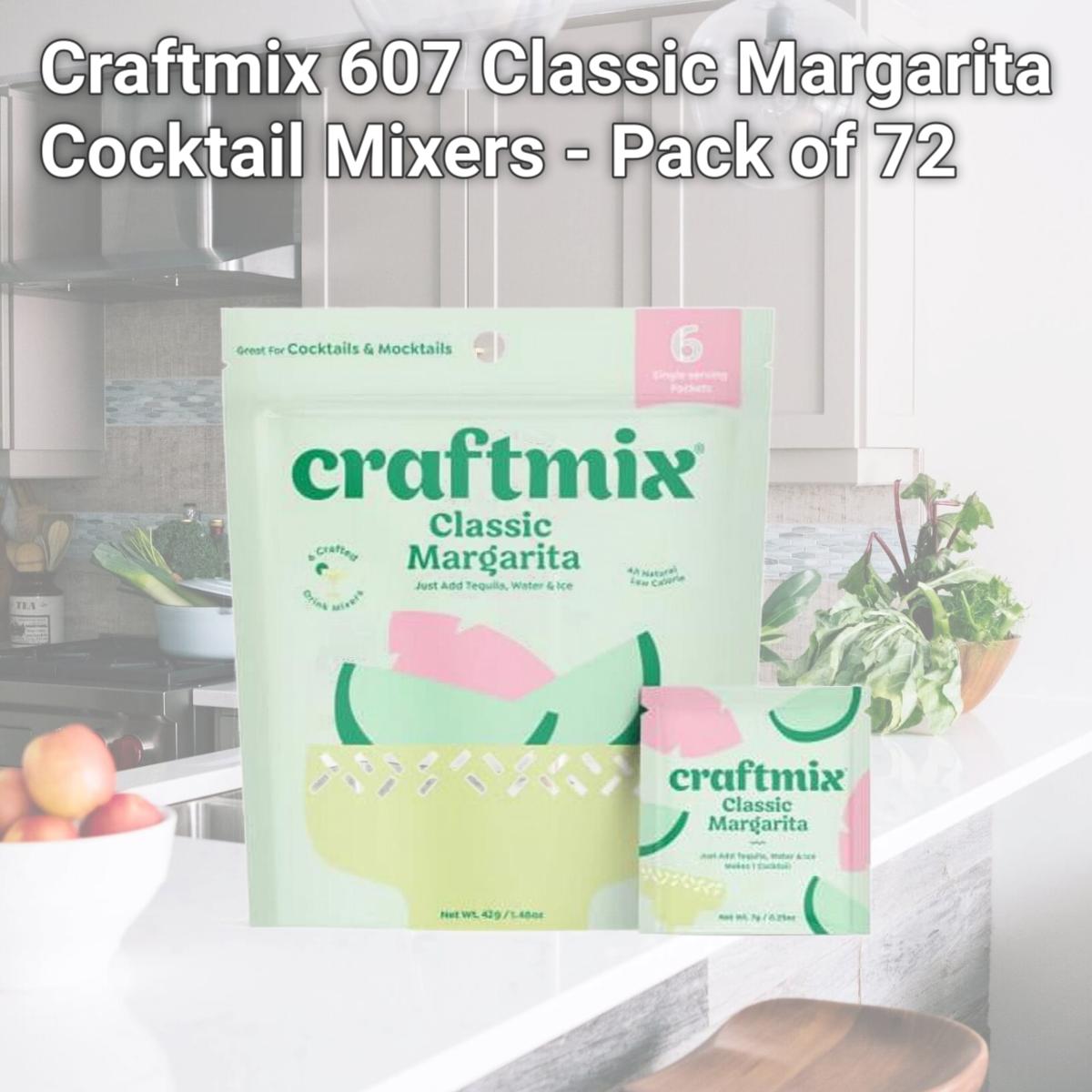 Picture of Craftmix 607 Classic Margarita Cocktail Mixers - Pack of 72