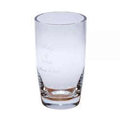 060508 9.75 In. Simon Optic Crystal Vase