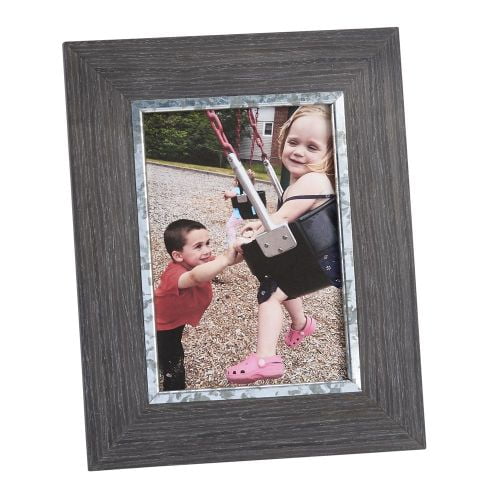 023044 Weathered Gray 4 X 6 In. Wood Frame