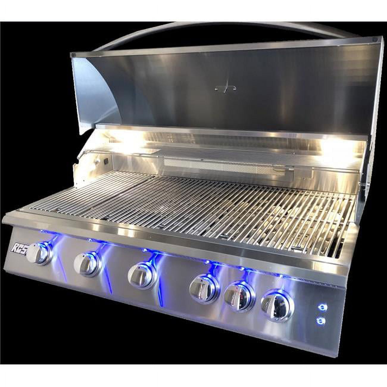 40 In.premier Grill, Blue Led With Rear Burner