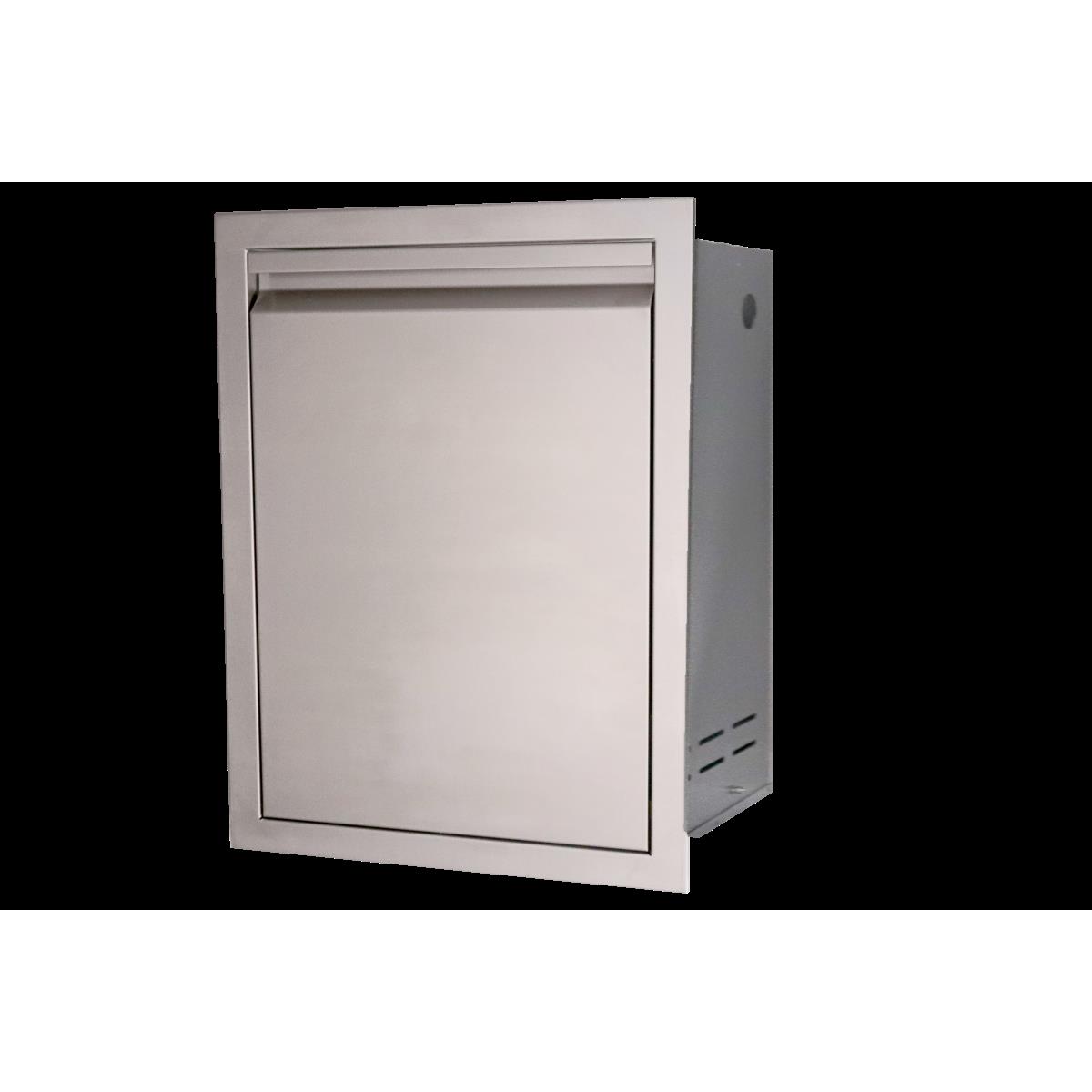 Vtd2 Valiant Stainless Double Trash Drawer-fully Enclosed