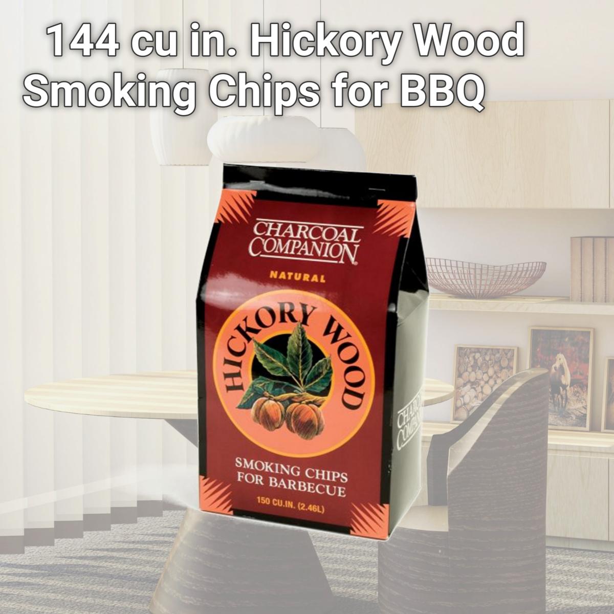 Picture of Charcoal Companion CC6018 144 cu in. Hickory Wood Smoking Chips for BBQ