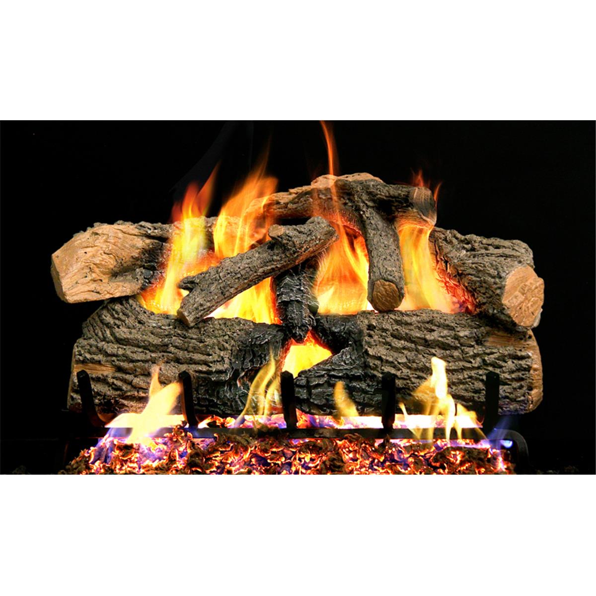 Products Eno-18 18 In. Charred Evergreen Vented Log Set - Uses G52 Burner