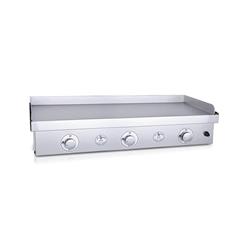 41.25 X 15.75 In. Cooking Surface 3 Burner Stainless Steel Griddle