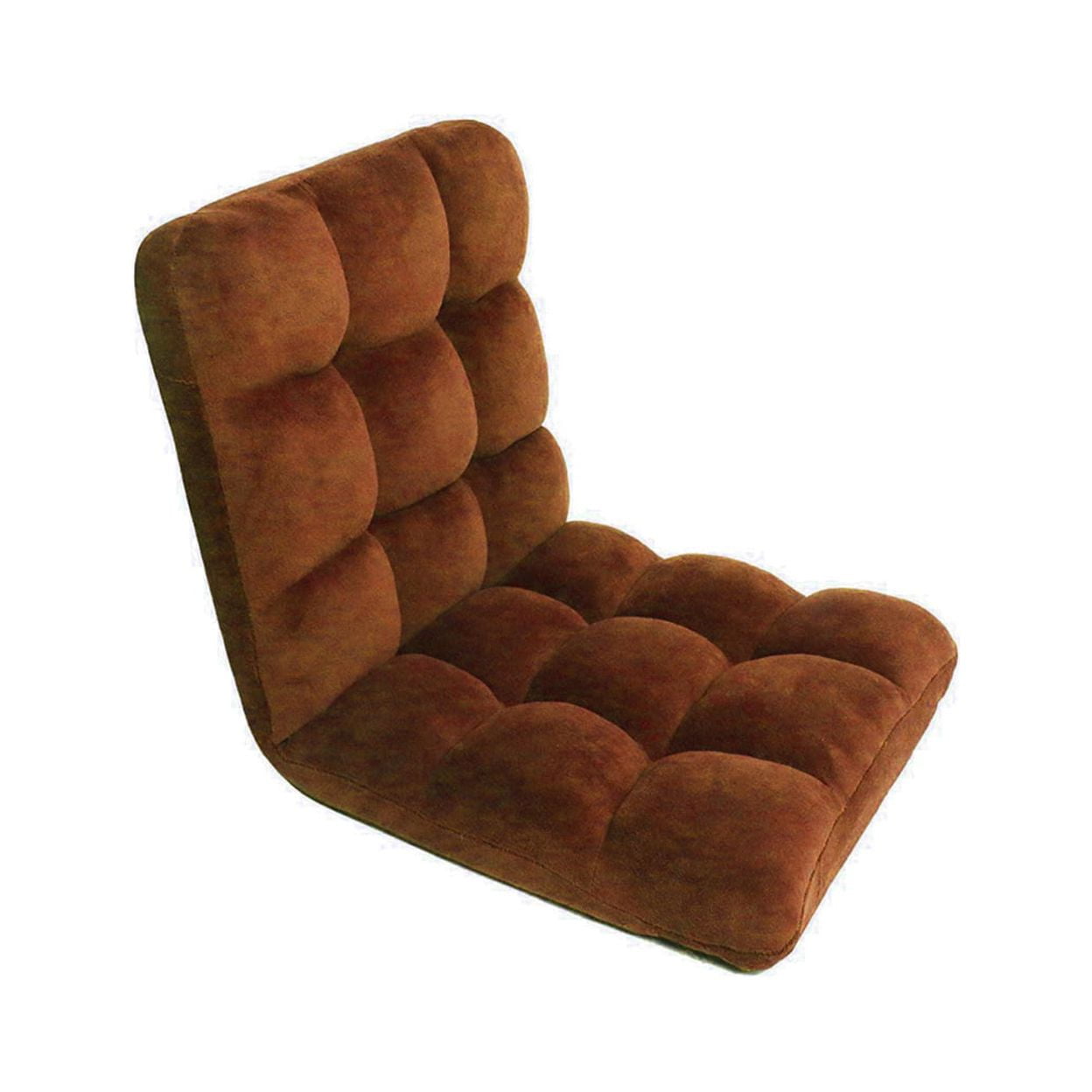 Frc2744-us Urban Microfiber Modern Contemporary Armless Quilted Brown Recliner Chair