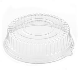 51230 12 In. Ebony Cater Tray Dome 3 In. Lid Pete Tray - Case Of 50