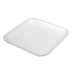 201001sw00 1s White Foam Meat Tray - Case Of 1000