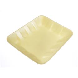 201004dy00 4d Yellow Foam Meat Tray - Case Of 500