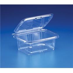 Ts32 32 Oz Tear Strip Deli Container Tub Hinged, Clear - Case Of 200
