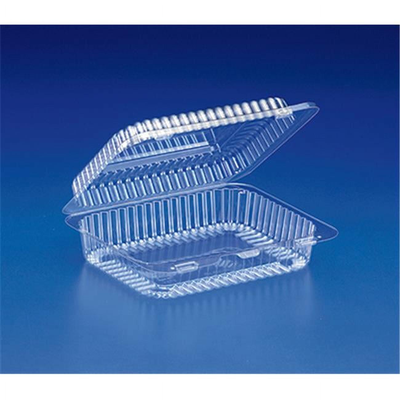 Slp26 Hinged Lid Container Tray Pet, Clear - Case Of 300