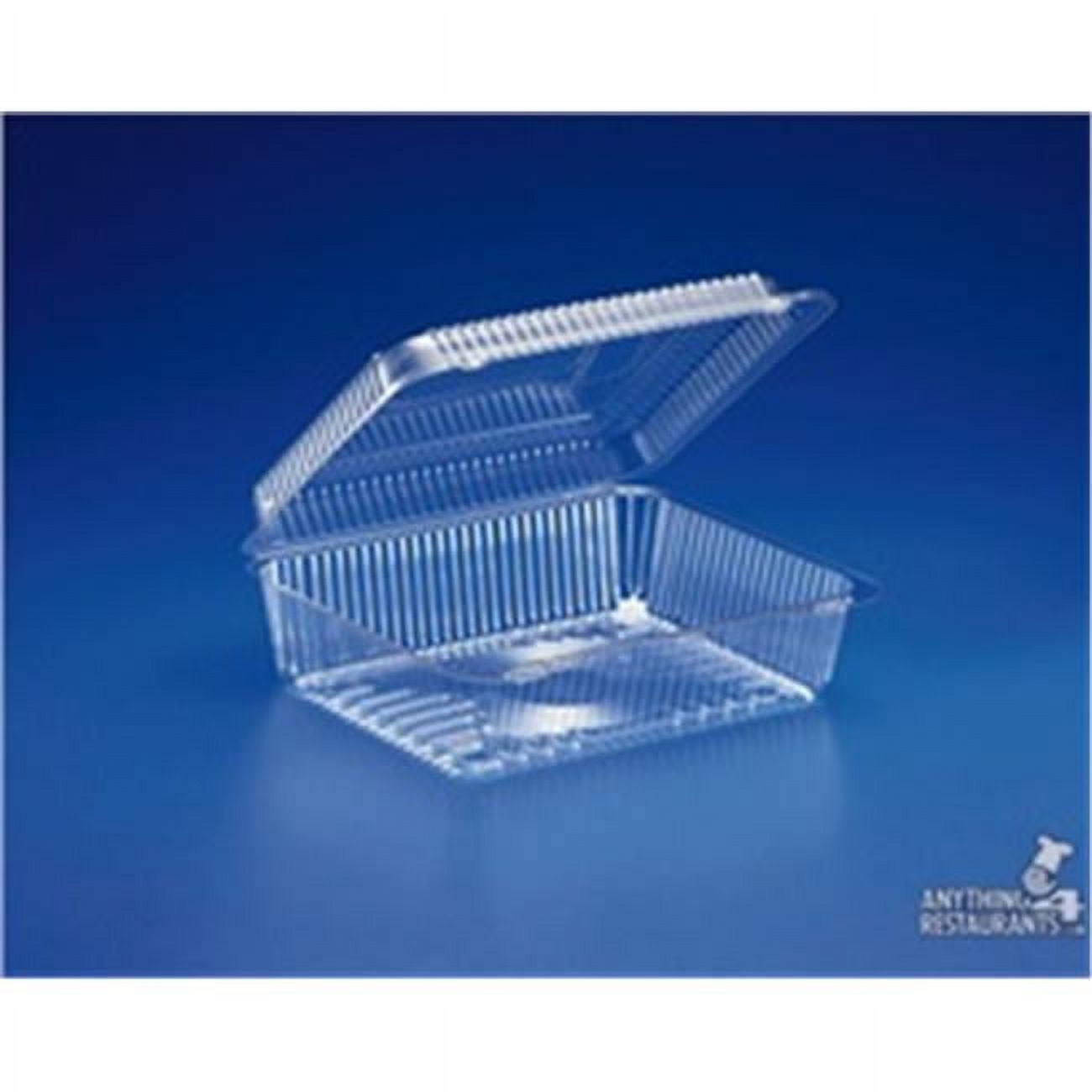 Slp80 118 Oz Hinged Carryout Container Pet, Clear - Case Of 300