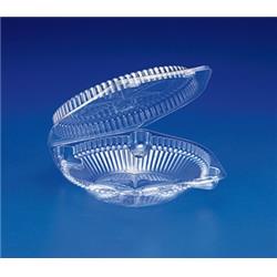 Slp106 6 In. Pie Hinged Container Pete, Clear - Case Of 300