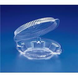 Slp108 8 In. Pie Hinged Container Pete, Clear - Case Of 200