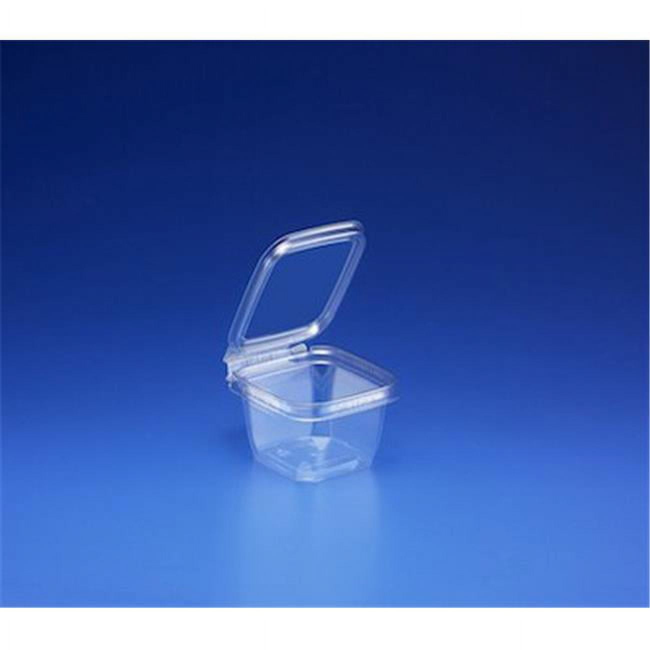 Ts4012 12 Oz Squareware Clamshell Pete Tamper Resistant, Clear - Case Of 288