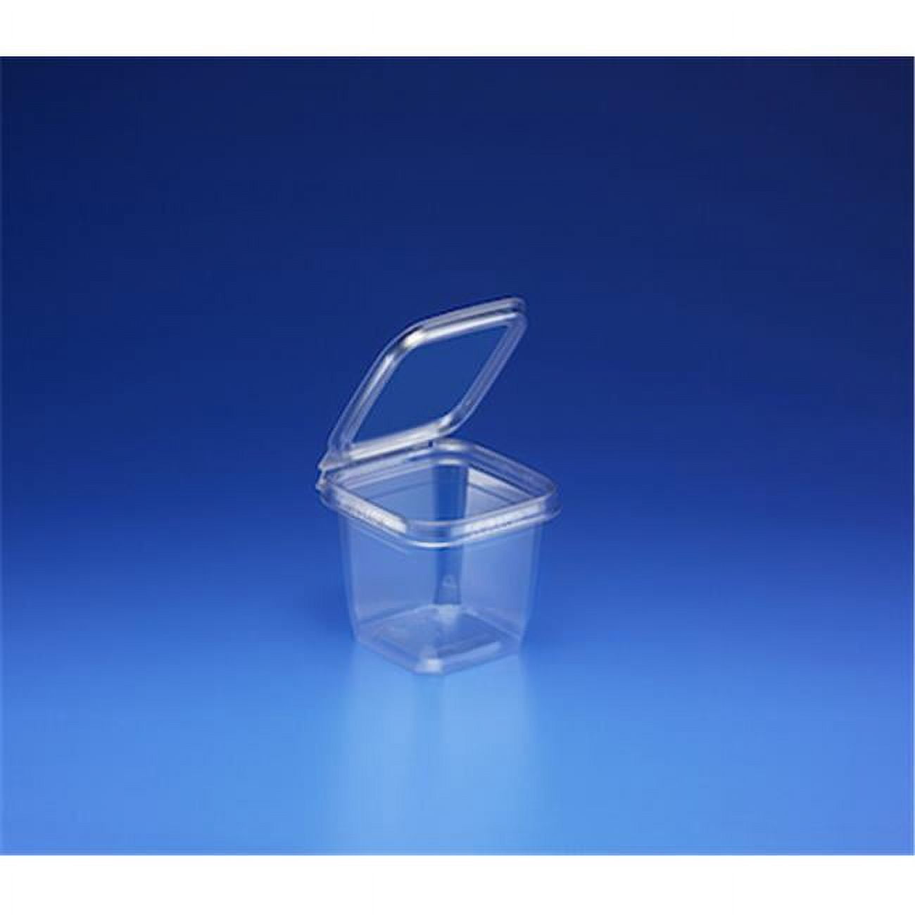Ts4016 16 Oz Squareware Clamshell Pete Tamper Resistant, Clear - Case Of 276
