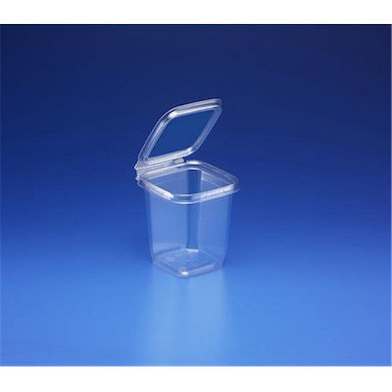 Ts4024 24 Oz Squareware Clamshell Pete Tamper Resistant, Clear - Case Of 264