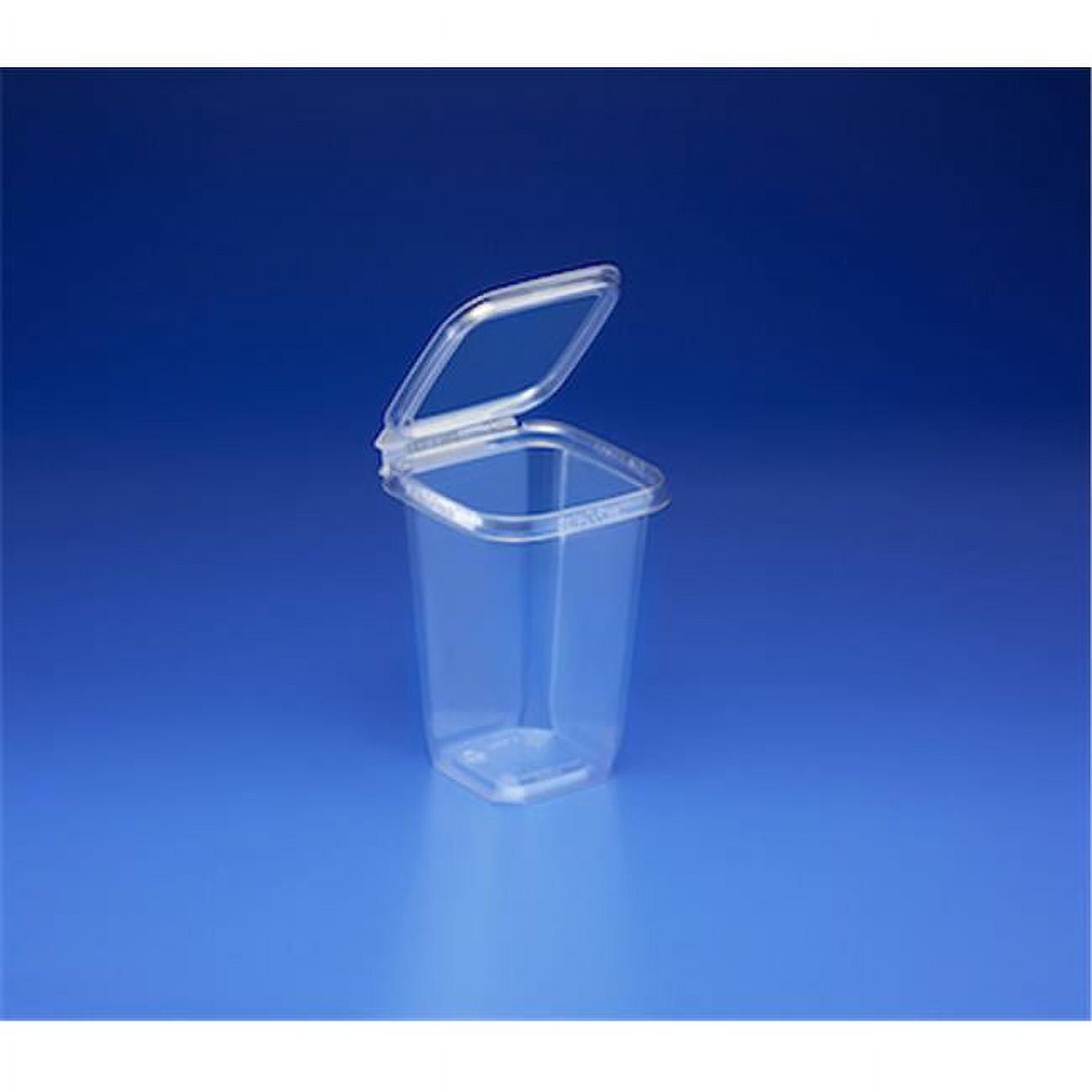 Ts4032 32 Oz Squareware Clamshell Pete Tamper Resistant, Clear - Case Of 240