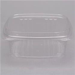 Ad32f 32 Oz. Hinged Deli Container With High Dome Lid, Clear - Case Of 200
