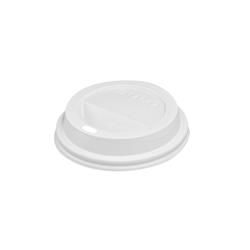 3.2 X 0.7 In. Traveler Polystyrene Dome Lid For Hot Cup, White - Case Of 1000