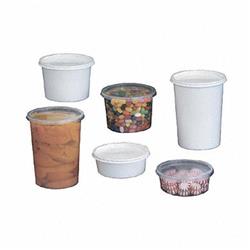 Prime Source 75002465 Deli Cup Thermoformed Lid Clear - Case Of 500