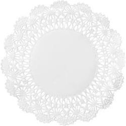 500233 4 In. White Cambridge Lace Doilie - Case Of 1000