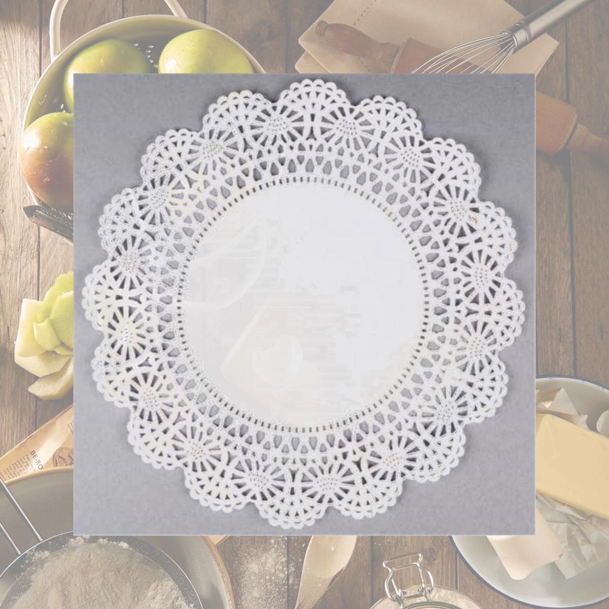 Picture of Hoffmaster 500238 10 in. White Cambridge Lace Doilie - Case of 1000