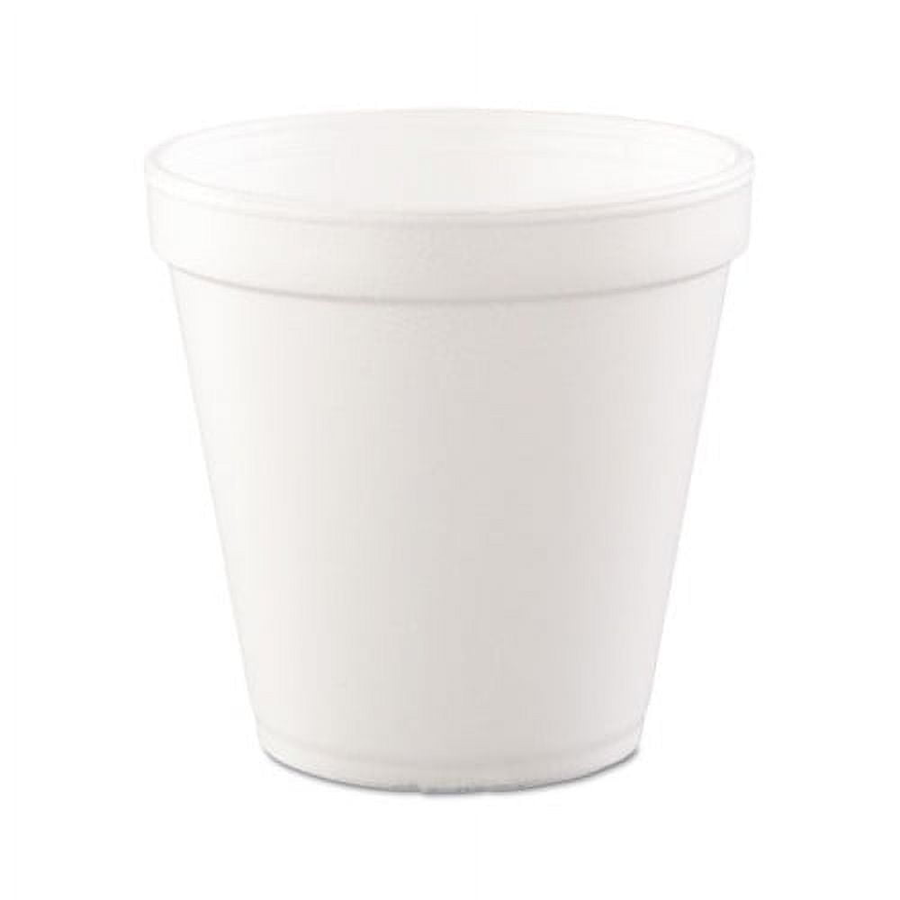 16mj20 Cpc 16 Oz Customizable Medium Squat Foam Food Bowl, White - Case Of 500