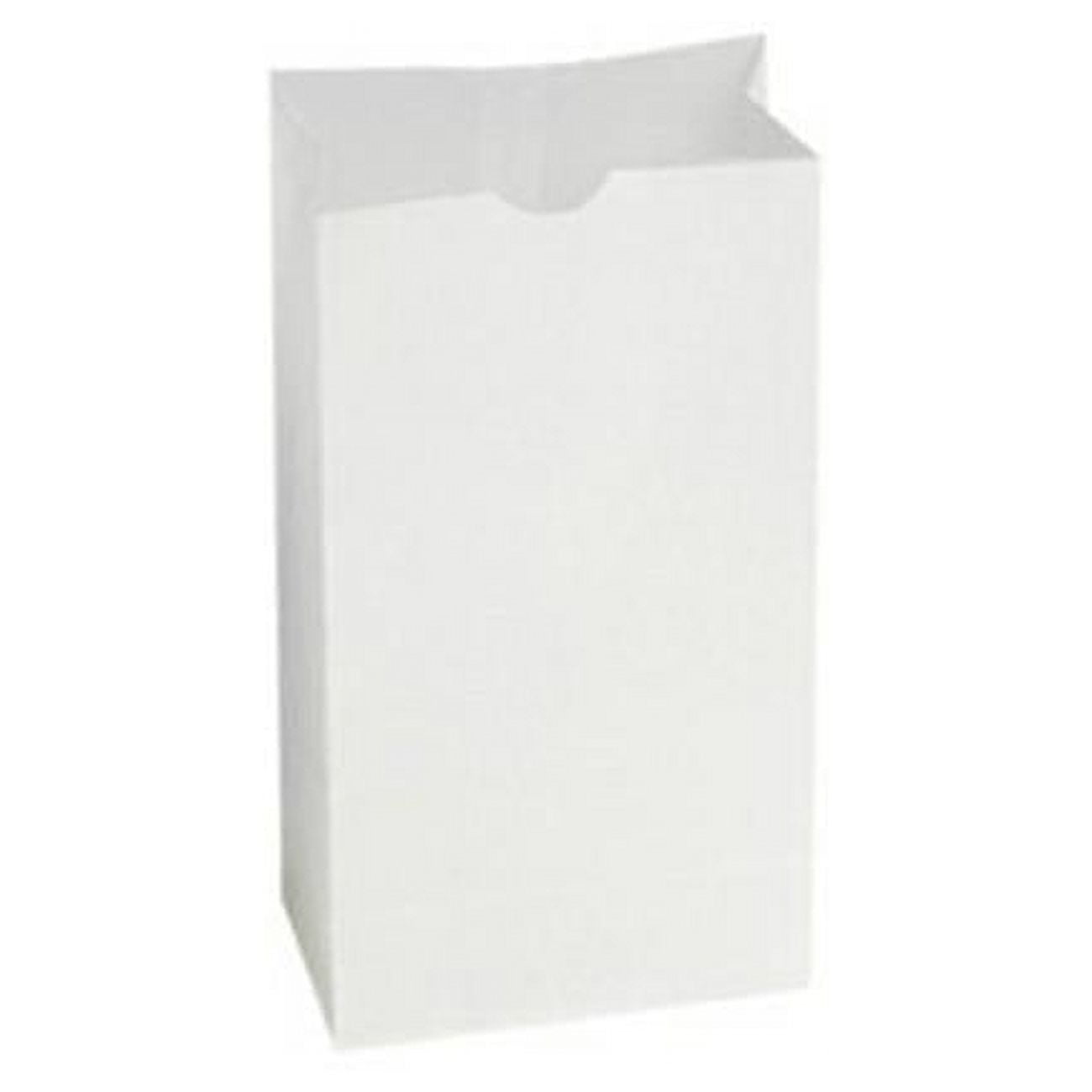 300294 Cpc 4 Lbs Papercon Sos Dubl-wax Coated Paper Bakery Bag, White - Case Of 1000
