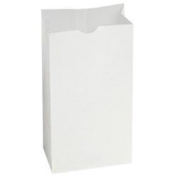 300298 Cpc 8 Lbs Wax Grocery Bag, White - Case Of 1000