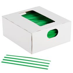 35916453000 Cpc 0.18 X 4 In. Twist Tie Paper, Green - Case Of 50000
