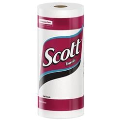41482 Cpc 1-ply Kitchen Paper Towel Scott Roll, White - Case Of 20