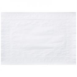 5001520 Cpc 15 X 20 In. Embossed Straight Edge Traymat, White - Case Of 1000
