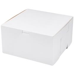 6280 Cpc Chipboard Bakery Box, White - 2 Piece & Case Of 25