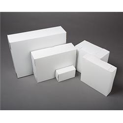 6600 Cpc 6.25 X 3.75 X 2.12 Eclair Bakery Box Clay Cardboard, Case Of 250