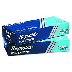 Reynolds 721 Cpc 12 X 10.75 In. Interfolded Aluminum Foil Sheets - 500 Sheet Per Box & Case Of 3000