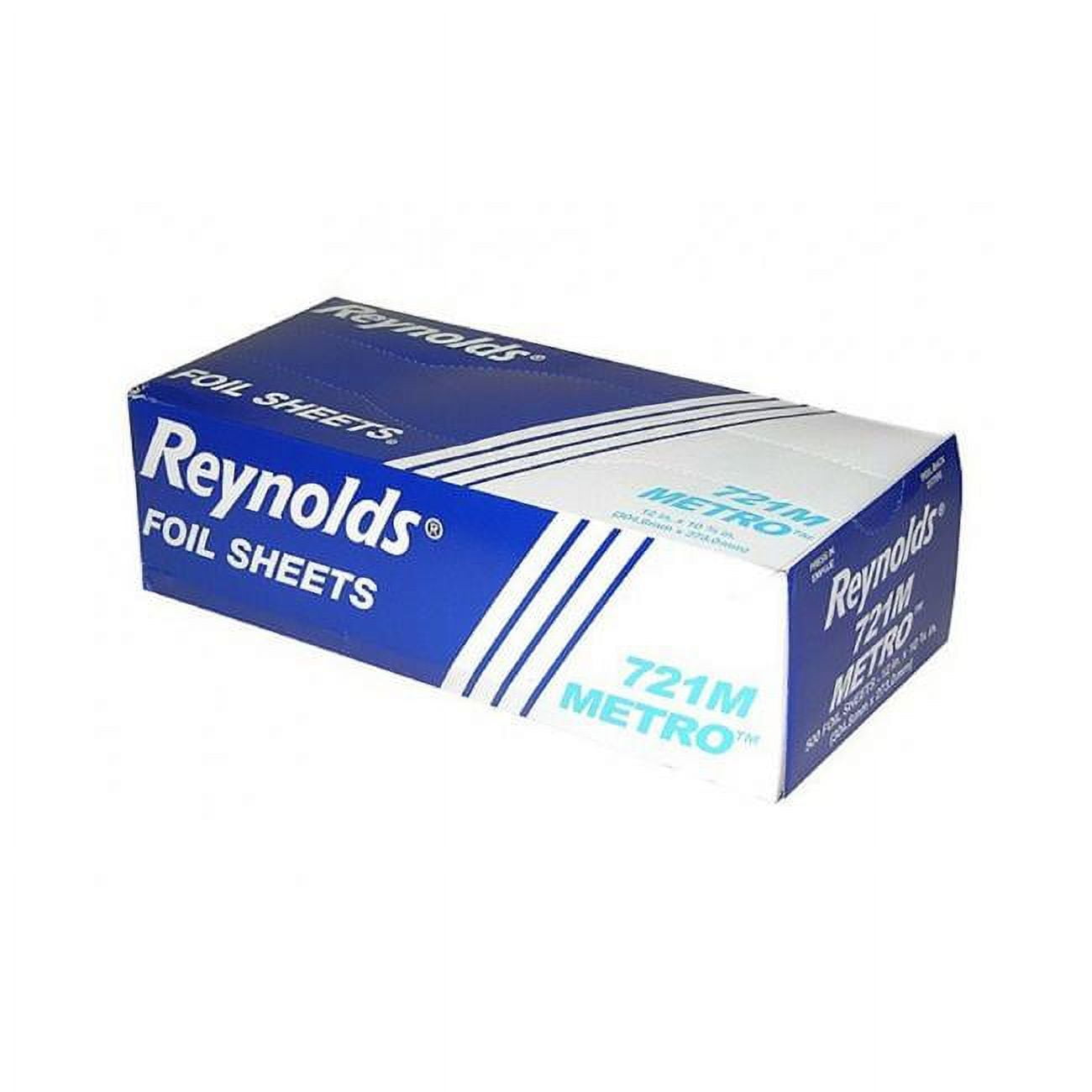 Reynolds 721m Cpc 12 X 10.75 In. Metro Interfolded Aluminum Foil Sheets - Case Of 3000