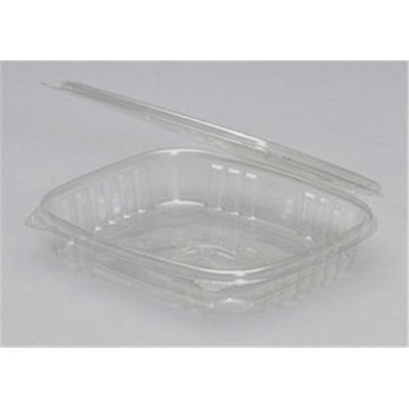 Ad16s Cpc 16 Oz Shallow Hinged Deli Container, Clear - Case Of 200