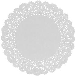 D301018 Cpc 8 In. Round French Laced Elegant Paper Doilie, White - Case Of 5000
