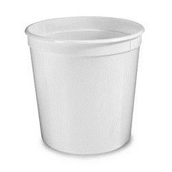 Ll86w Cpc White Lid, Case Of 200