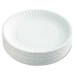 Pp9grawh Cpc 9 In. Paper Plates, White - Case Of 1200