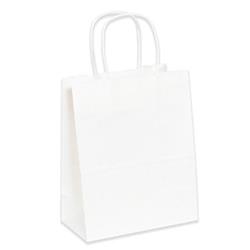 Wt13615plain Cpc 13 X 6 X 15.5 Tuffy Twist Handle Paper Shopper, White - Case Of 250