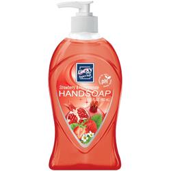 10361-12 Pec 13.5 Oz Lucky Super Soft Strawberry & Pomegranate Liquid Pump Hand Soap - Case Of 12